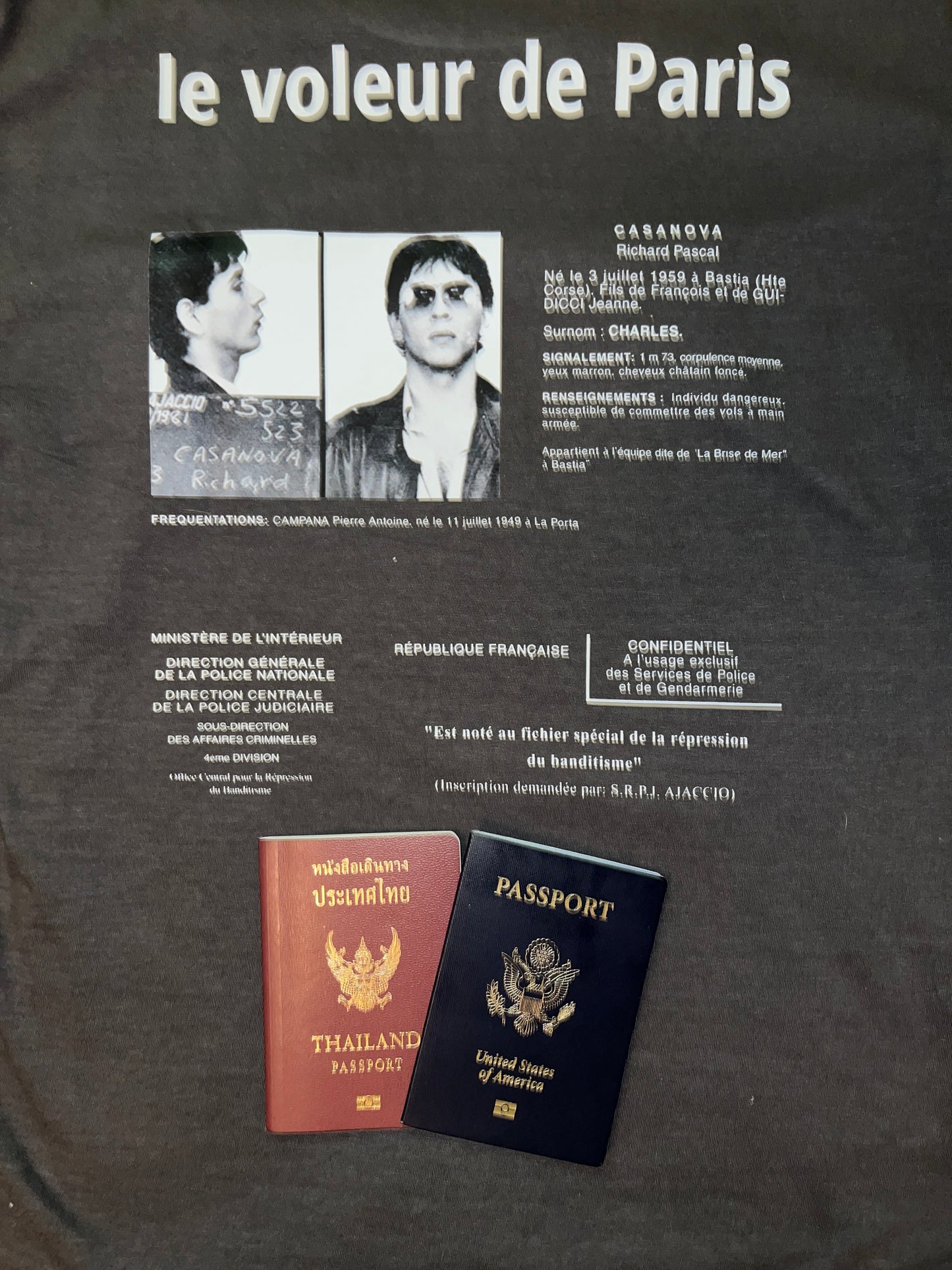 Paris Thief T-Shirt
